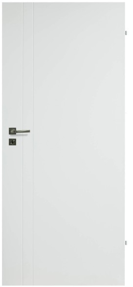 Drzwi pełne Exmoor Due 80 prawe białe 5903917781701