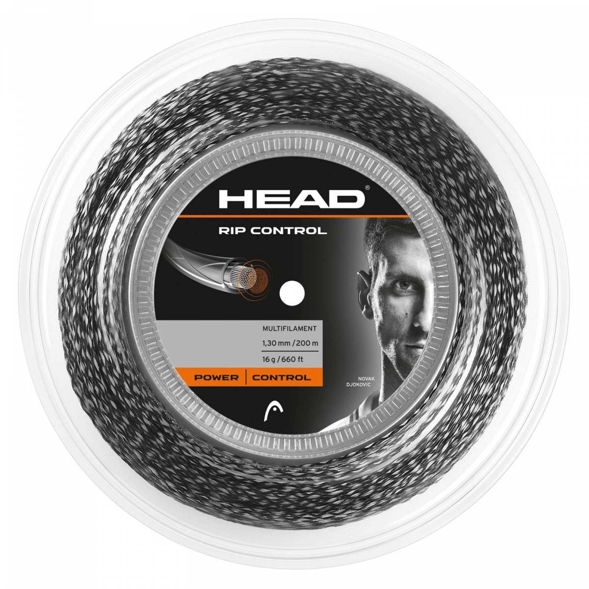 Head Naciąg tenisowy RIP CONTROL 200M black / 281109-BK TNH-049 / 281109-BK