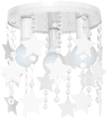 Luminex Plafon Eliza Star 9750 lampa sufitowa 3x60W E27 biały 9750