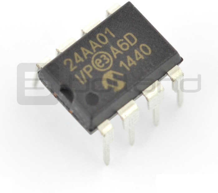 Pamięć EEPROM 1kb I2C - 24AA01-I/P UCC-04588