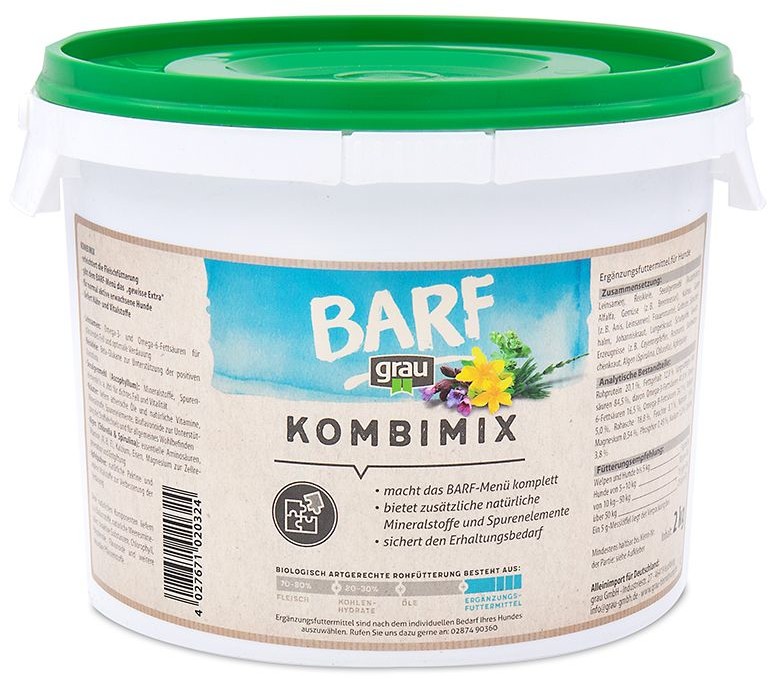 Grau BARF KombiMix - 2 x 2 kg