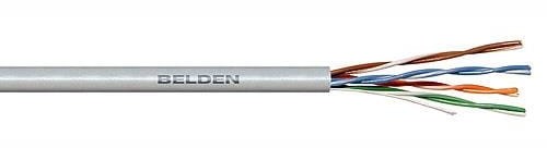 Belden Belden Kabel teleinformatyczny, instalacyjny, U/UTP kat.5e 4x2xAWG24/1, drut, miedziany, PVC, 305m, szary BL-1583E.00U305