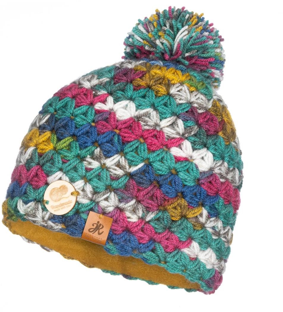 Ciepła czapka zimowa z pomponem Handmade