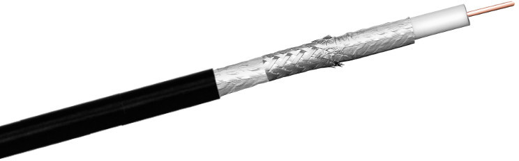 Spacetronik Kabel RG6 DOKA 4K Trishield 1mb żelowany