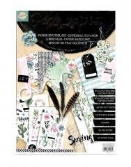 Zestaw papierów do prac ręcznych Flowers STnux