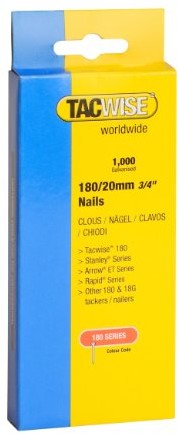 Tacwise Gwoździe tacwise ocynkowane 180/20 MM, 1000 sztuk, 0360 0360