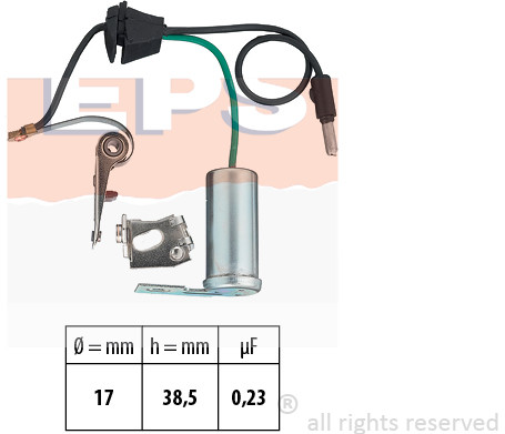 EPS STYKI APARATU ZAPŁONOWEGO CLIO/EXPRESS/R9