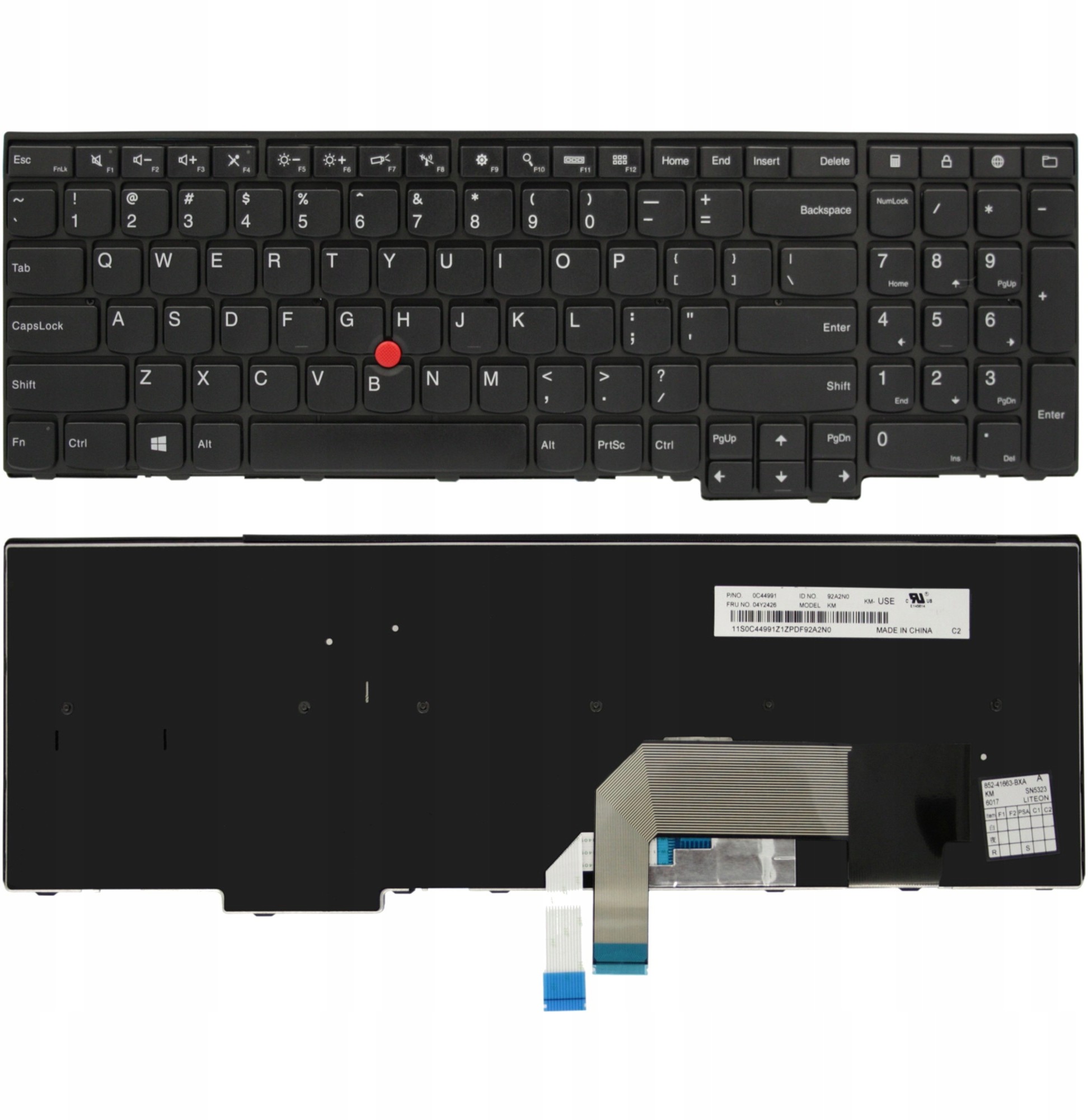 Lenovo Klawiatura Do Thinkpad L560 00PA596 L540