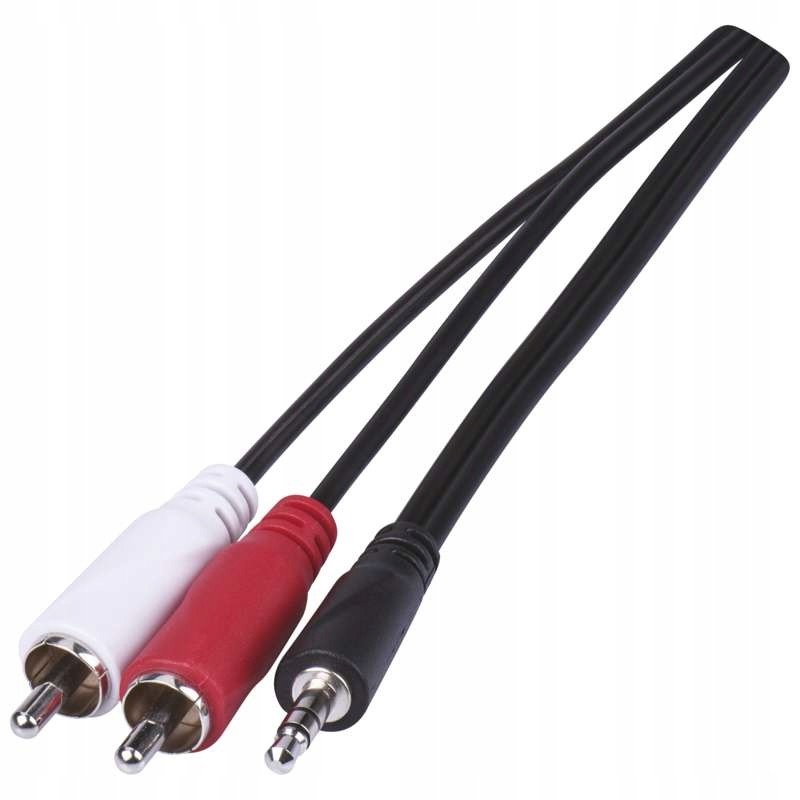 Przewód Av wtyk Jack 3,5mm - 2x wtyk Cinch, 3m