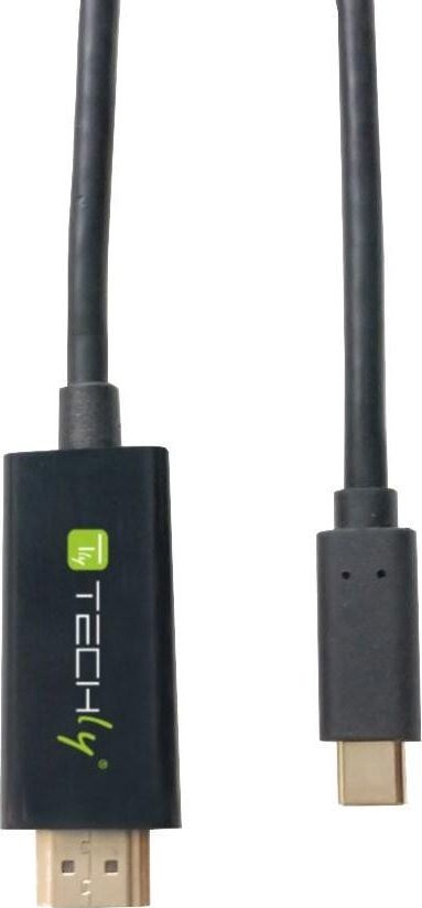 Techly Kabel USB Kabel monitorowy adapter USB-C DP AltMode na HDMI 4K M/M 2m czarny 106312
