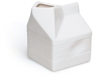 Excelsa Brick dzbanek na mleko, 250 ML, ceramiczny, biały 48911