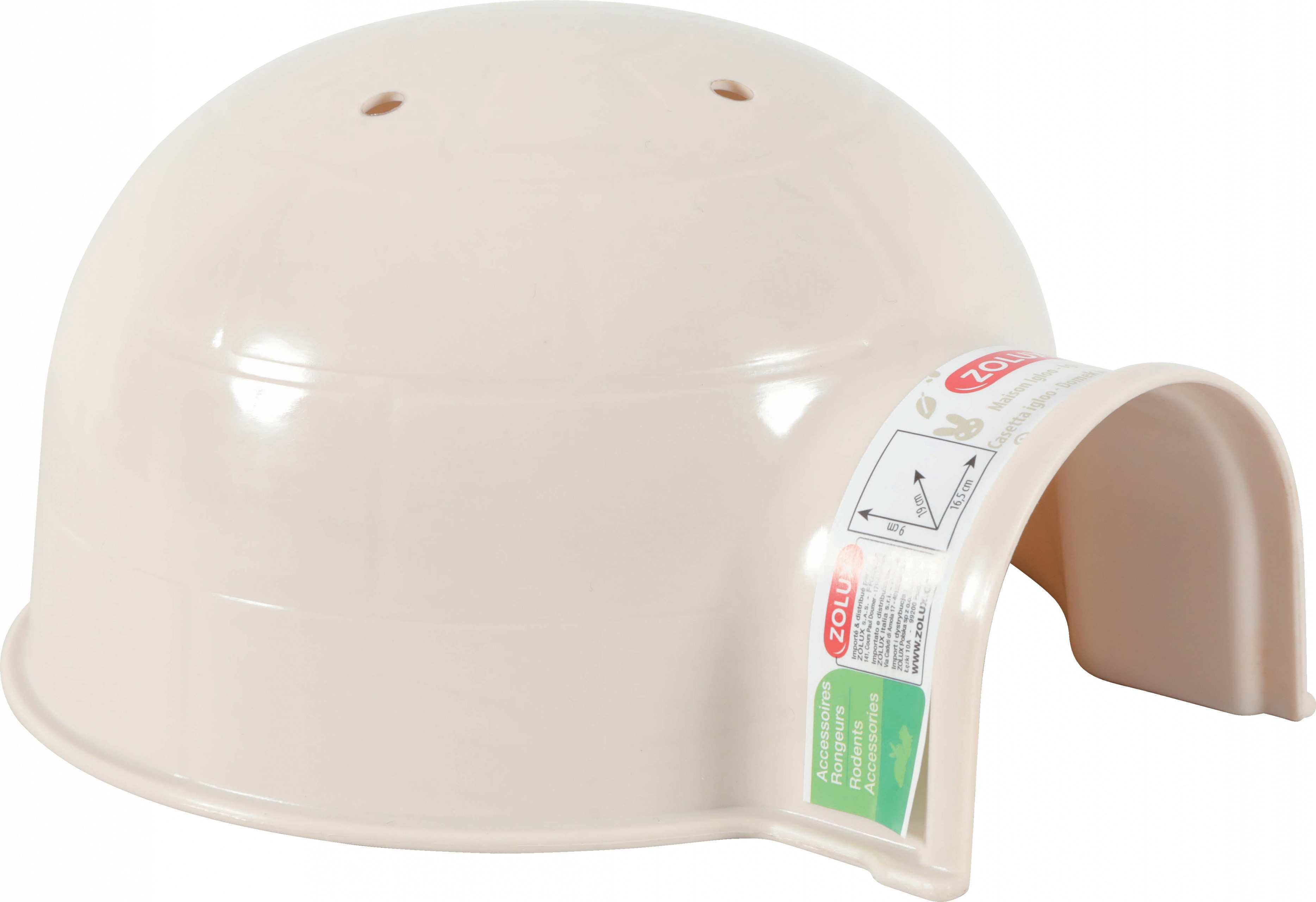 Zolux Igloo dla gryzonia plastikowe małe kol beżowy 280080