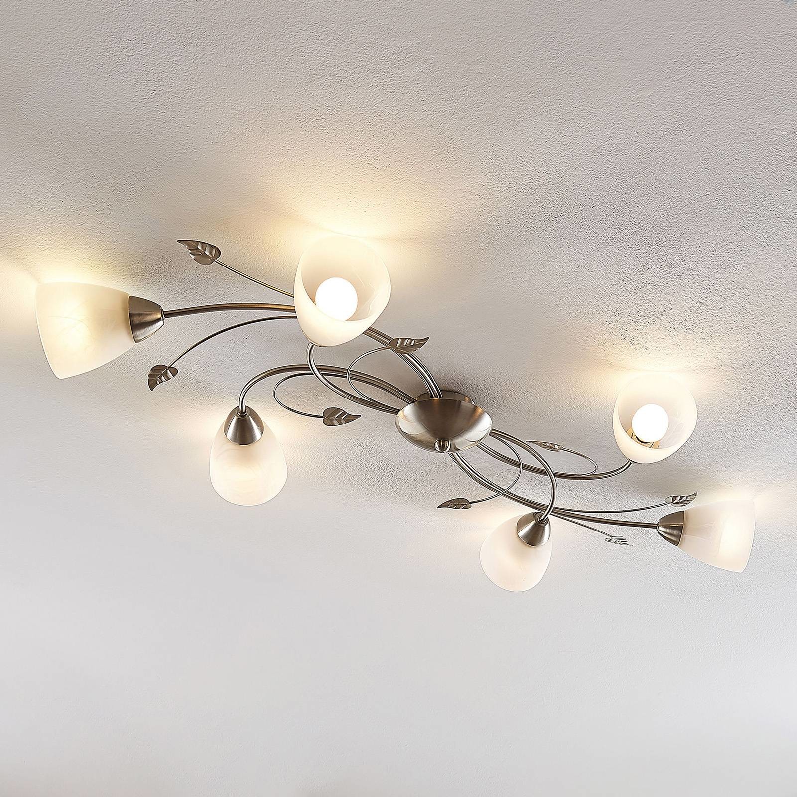 Lindby Yannie lampa sufitowa LED, 6-punktowa