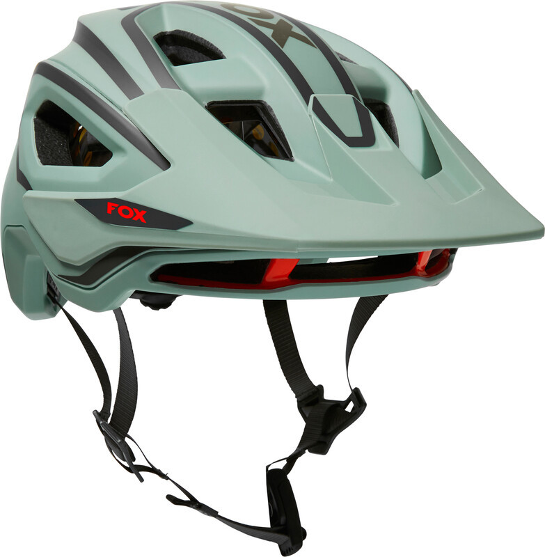 Fox Speedframe Pro Divide Helmet Men, zielony S | 51-55cm 2022 Kaski MTB 29416-341-S