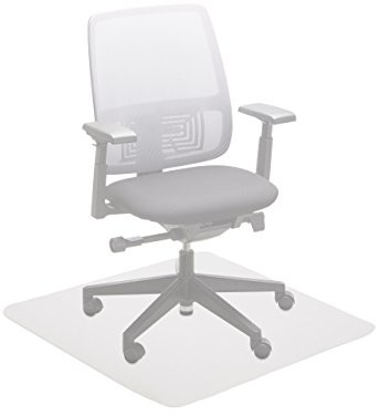 Relaxdays krzesło biurowe podkładka w 3 rozmiarach, odpornej na zarysowania mata ochronna na podłogę z PE, schalldaemmende podkładka matowa, biała 10022316_771