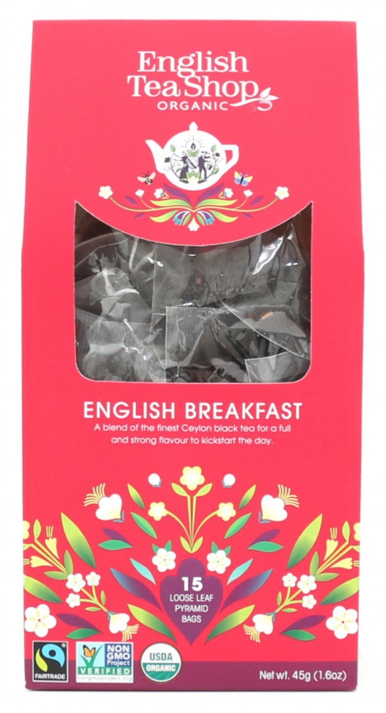 ENGLISH TEA ENGLISH TEA - Herbata czarna English Breakfast  15 Piramidek ETEB15P
