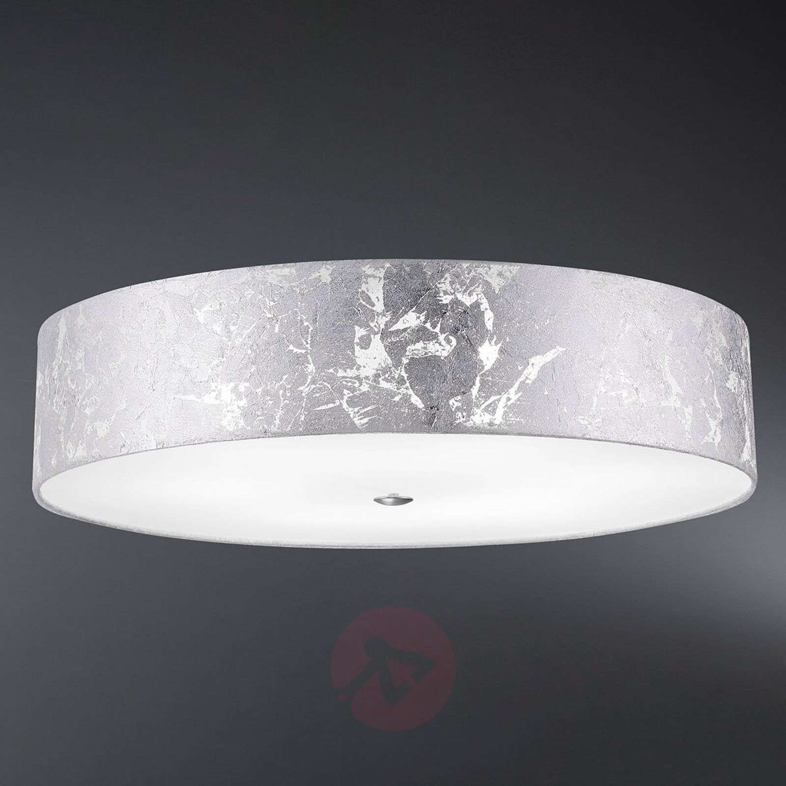 Hufnagel Loop - Deckenlampe mit Blattsilber-Schirm