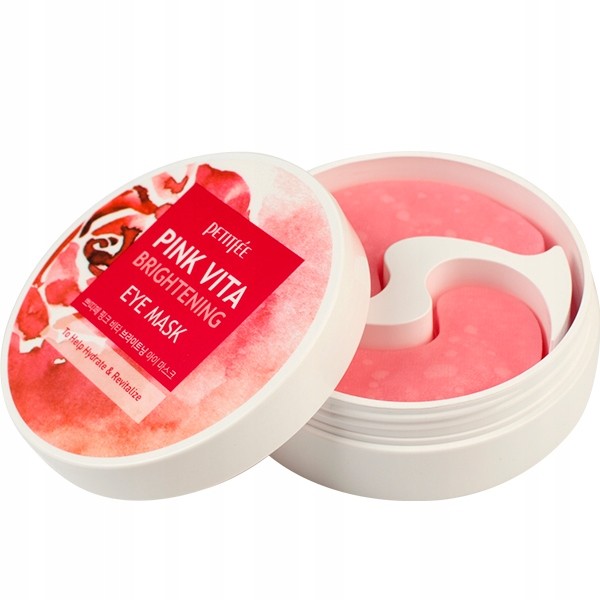 PETITFEE Pink Vita Brightening Eye Mask 60 szt