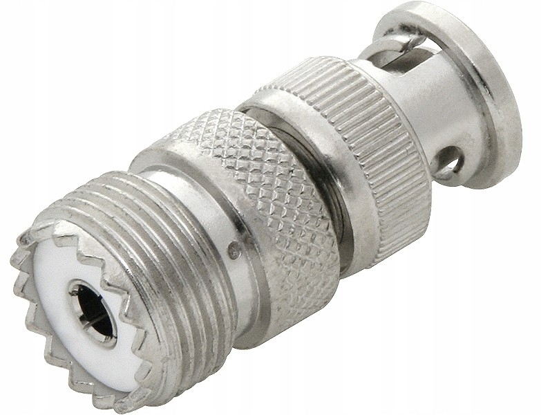 Złącze Przejście Gniazdo Uhf Wtyk Bnc