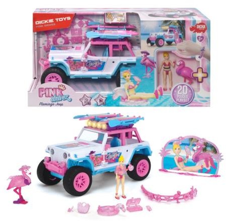 Simba Toys Playlife PinkDrivez Flamingo Jeep