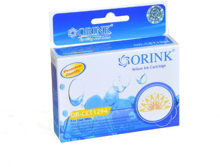 ORINK Tusz T1294 do drukarek Epson SX420W / Office BX305F / WF BX320FW | Yellow | 15ml. CET1294 OR orink_T129440 OR