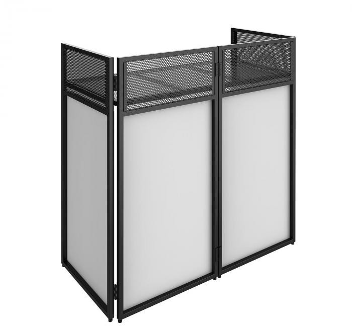 Vonyx Vonyx System stoisk, DJ DB4 Pro DJ Booth System, DJ Stand składany, w tym pokrycia z Lycry. Sky-180.050
