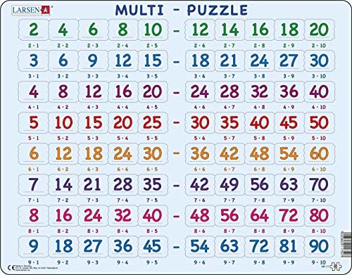 Larsen AR17 Puzzle Maxi Leren Tablice reklamowe 80 stukjes, kolorowe AR17