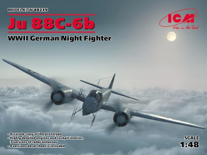 ICM Ju 88C-6b WWII German Night Fighter 48239