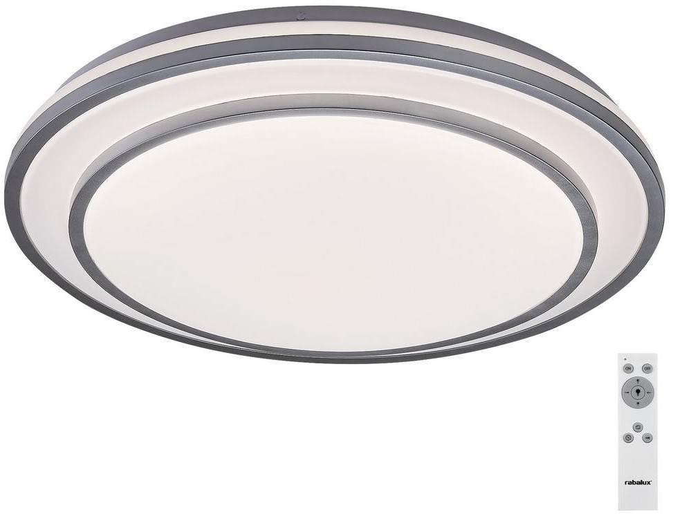 Rabalux 2131 - LED Ściemniany plafon LUPITA LED/40W/230V srebrny + pilot