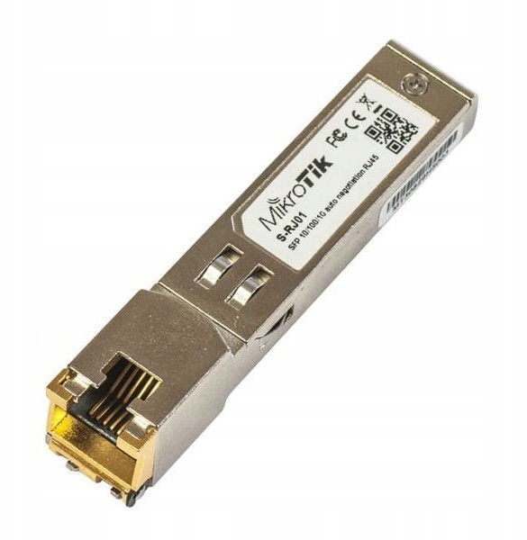 Фото - Медіаконвертер MikroTik S-RJ01 moduł dla przełączników sieciowych Gigabit S-RJ01 