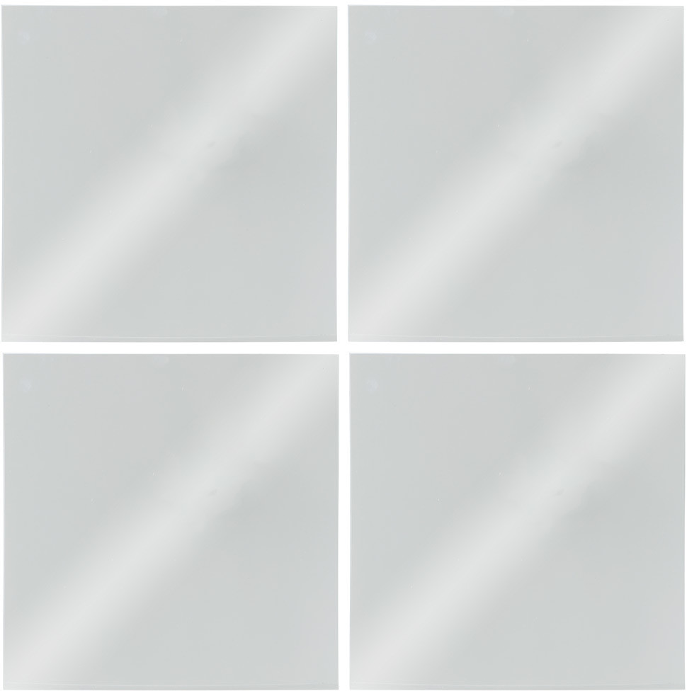 Atmosphera Créateur d'intérieur Atmosphera Créateur dintérieur Komplet 4 luster ozdobnych lustra dekoracyjne lustra na ścianę lustro bez ramy lustra wiszące lustra samoprzylepne 4 szt 30 x 30 cm B071JHR7C9