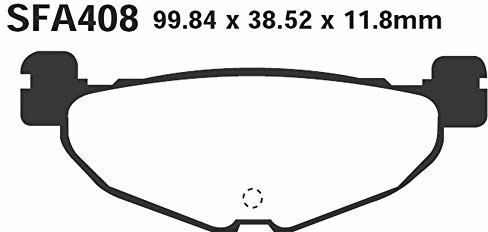 EBC Klocki hamulcowe SFA Yamaha 400 T-MAX 500 REAR R1640800