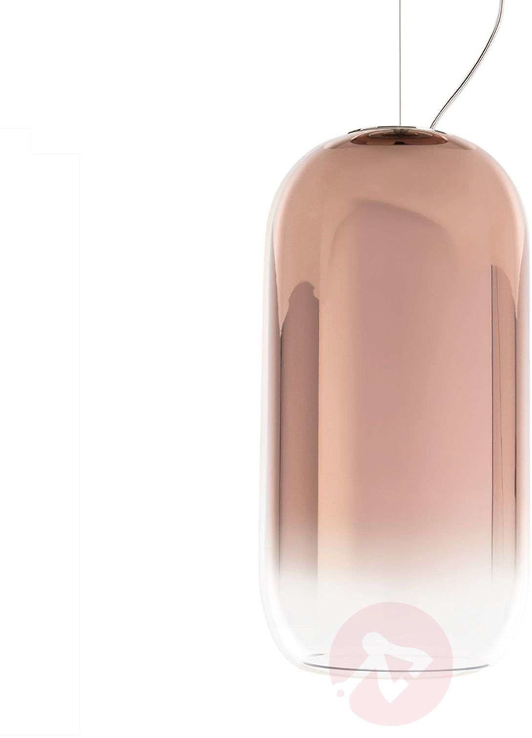 Artemide Gople Mini lampa wisząca miedź