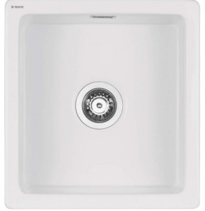 Deante ZCB A103 ZLEW SABOR CERAMICZNY BIANCO MAT 1K B/O 450x478x215 + SPACE SAVER