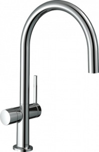 Hansgrohe 72805000 Talis M54 Jednouchwytowa bateria kuchenna 220 z zaworem odcinającym 1jet
