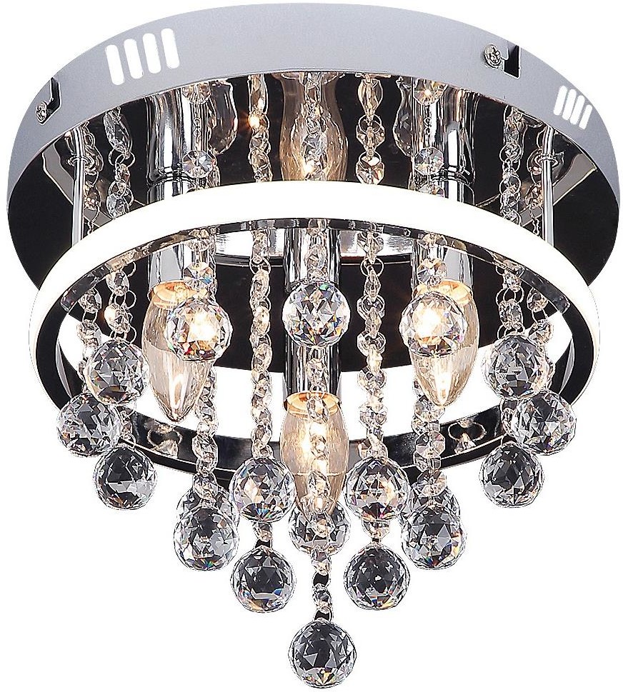 Rabalux 2236 - Plafon kryształowy PALLAS LED/20W/230V + 3xE14/40W