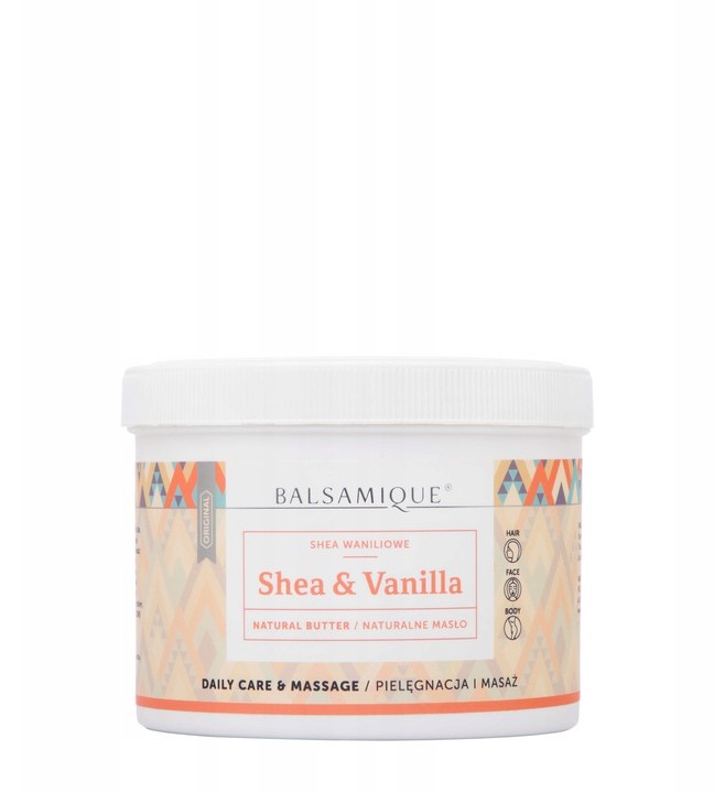 Balsamique Naturalne Masło Shea Wanilia 450g