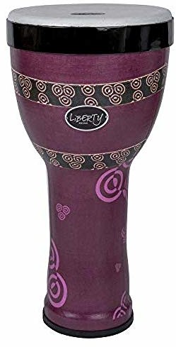 Gewa Liberty Djembé Liberty Series Nestable 25 cm abstrakcyjny balijski fioletowy LS829210