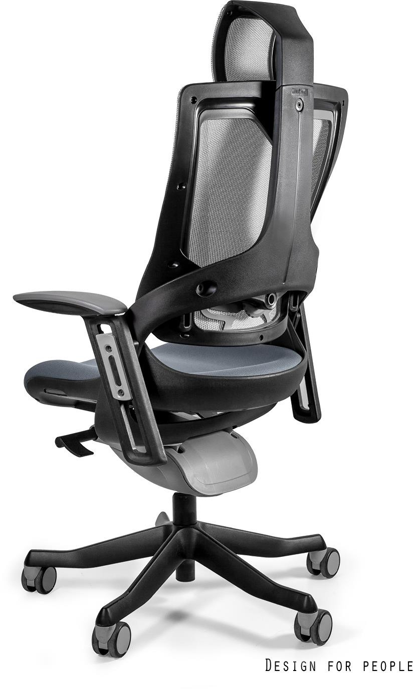 Unique Fotel biurowy Wau 2 czarny tkanina / siatka