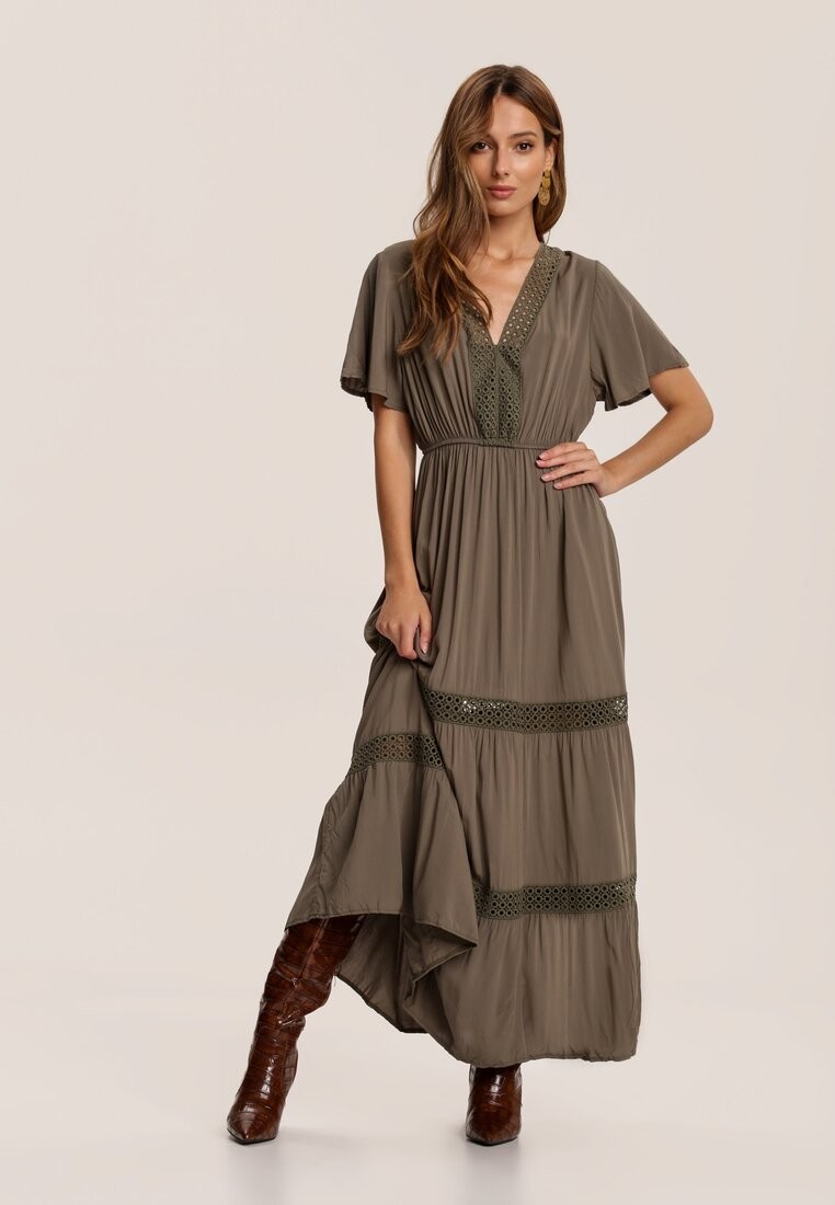 Ciemnozielona Sukienka Ilythyrra