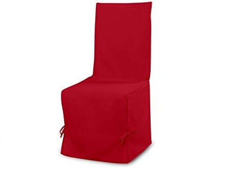 Soleil d'ocre Pokrowiec na krzesło bawełna PANAMA czerwony, 50 x 37 x 115 cm 004030