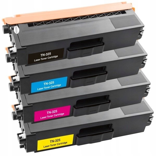 4x Toner Do Brother TN325 Dcp 9055CDN 9270CDN Cmyk
