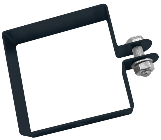 Polargos Obejma do słupka  70 x 70 mm ocynkowana antracyt