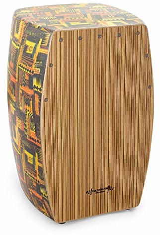 World Rhythm World Rhythm CAJ3 Cajon z wykończeniem z drewna zebrowego CAJ3-DK