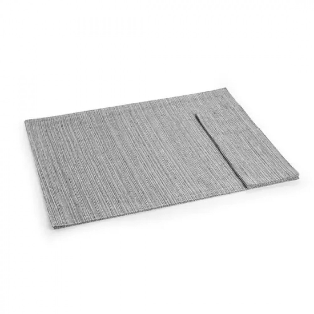 Tescoma Flair Lounge 45 X 32 Cm Czarna Mata Stołowa Podkładka Na Stół Z Kieszonką Bawełniana