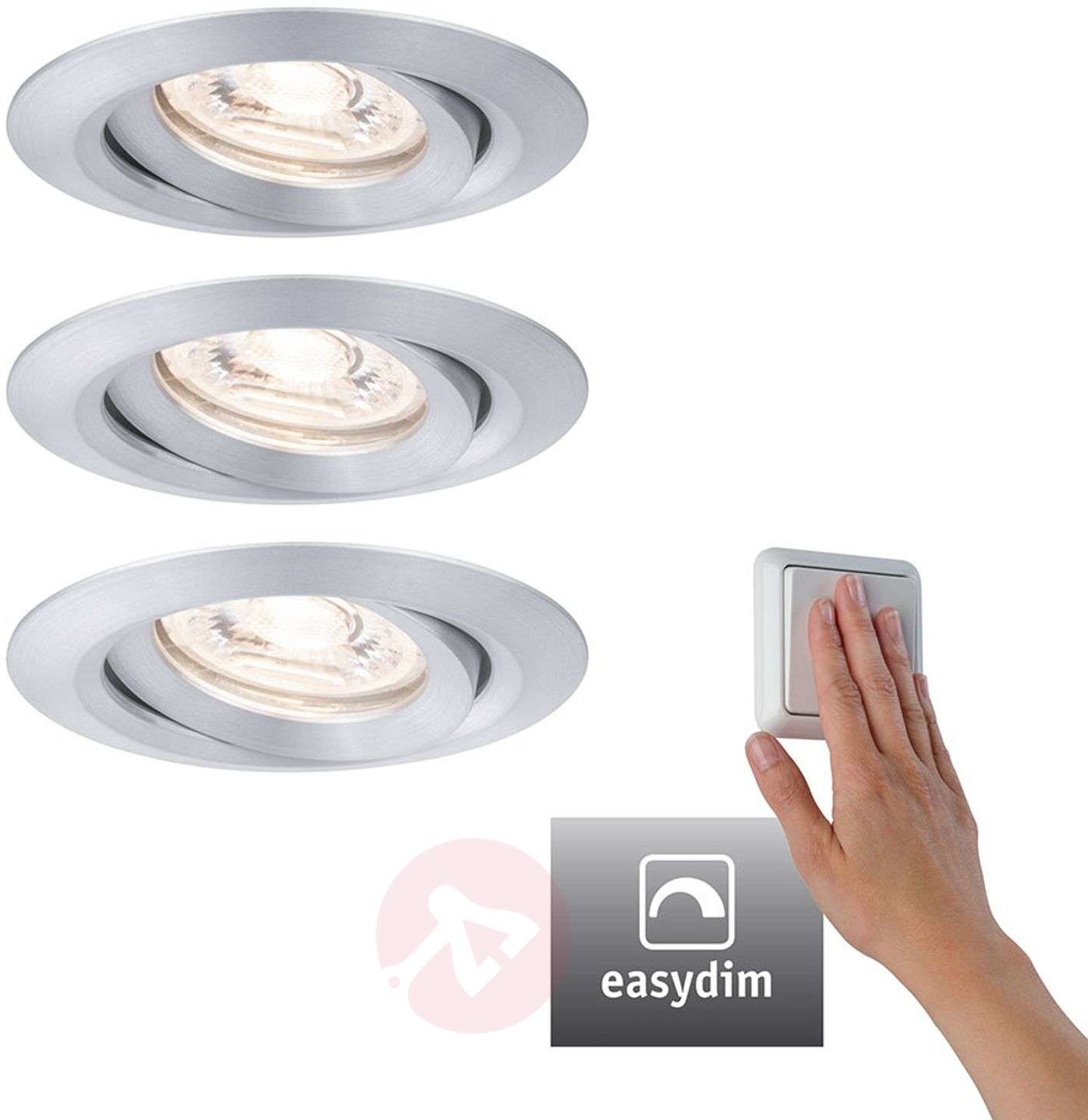Paulmann Nova mini Plus LED EasyDim 3szt aluminium