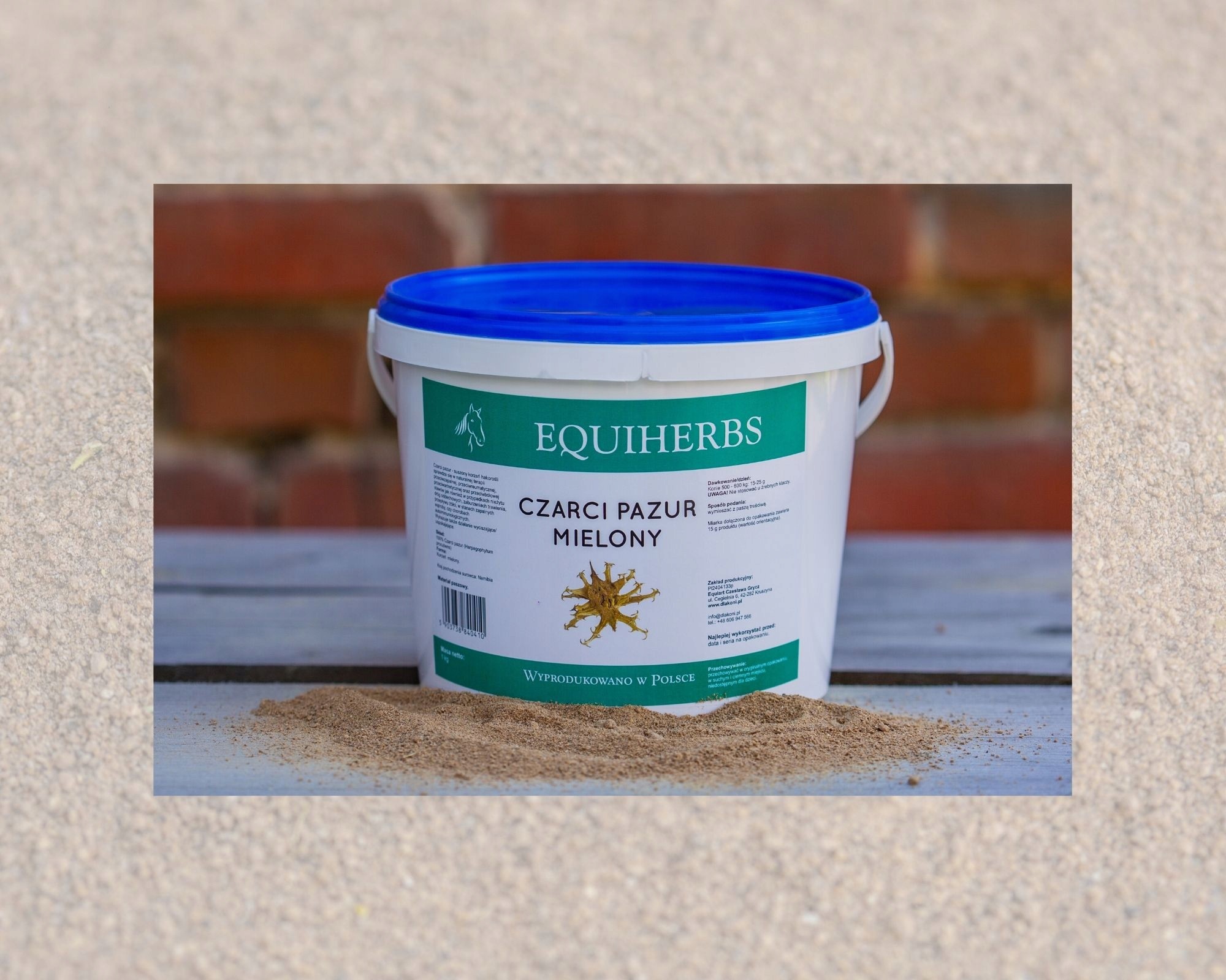 Czarci pazur mielony 1 kg Equiherbs