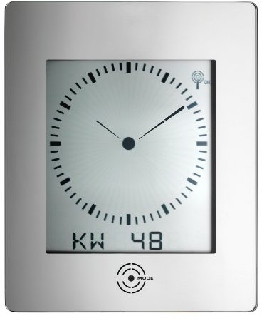 TFA 60.4507 Dialog Reflex radiowy zegar ścienny z klimat pomieszczenia 60.4507