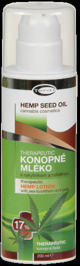 Topvet Terapeutyczne mleczko do ciała z konopią 17%
