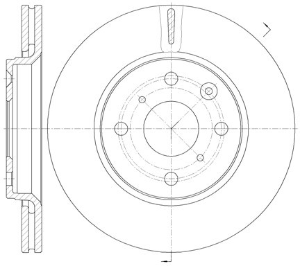 Roadhouse Tarcza hamulcowa 61003.10